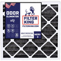 Filter King 24x28x1 Air Filter | 4- | Carbon  8  Pleated A/C Furnace Filters |    | Actual Size: 24 x 28 x .75"