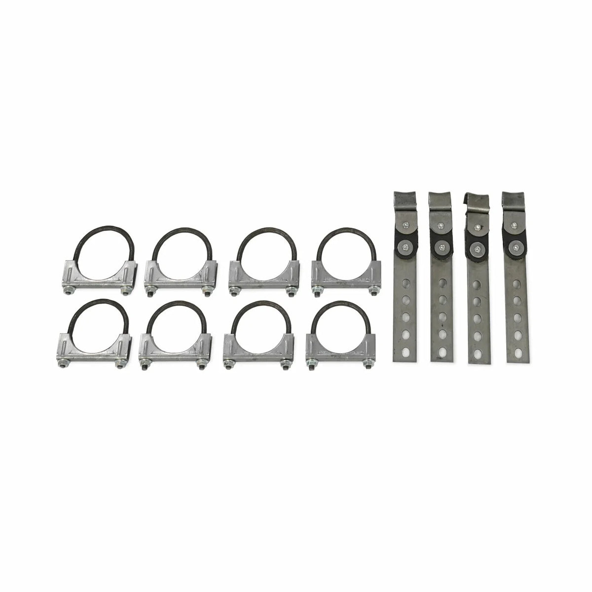 62-74 Mopar B Body Car 2.5" Dual Exhaust Kit 2 Chamber Rear Exit  Tip