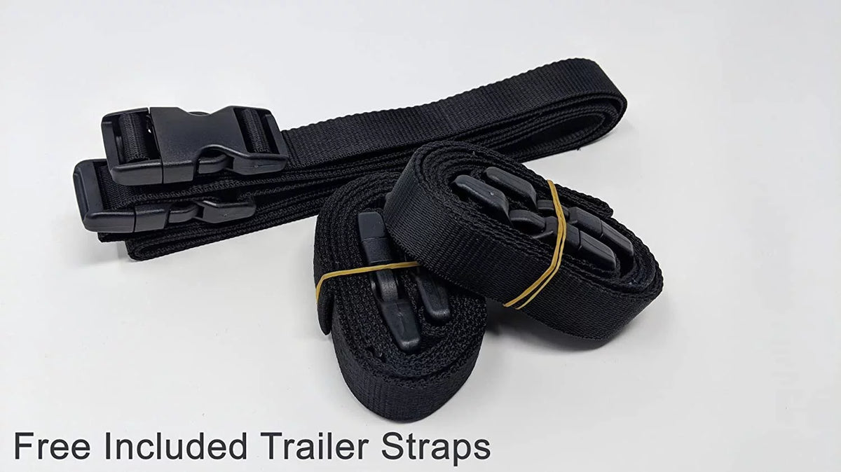 Weatherproof Jet Ski Covers for Kawasaki Ultra 300LX 2011-2013 - Yellow/Black Color - All Weather - Trailerable - Protects from Rain, Sun,  Rays, and More! Includes Trailer Straps and Storage Bag