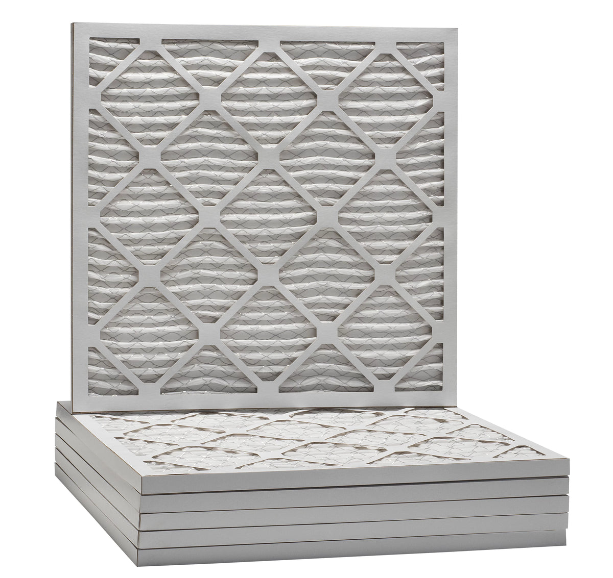 Aerostar 25x25x1   8, Pleated Air Filter, 25x25x1, Box of 6, Made in the