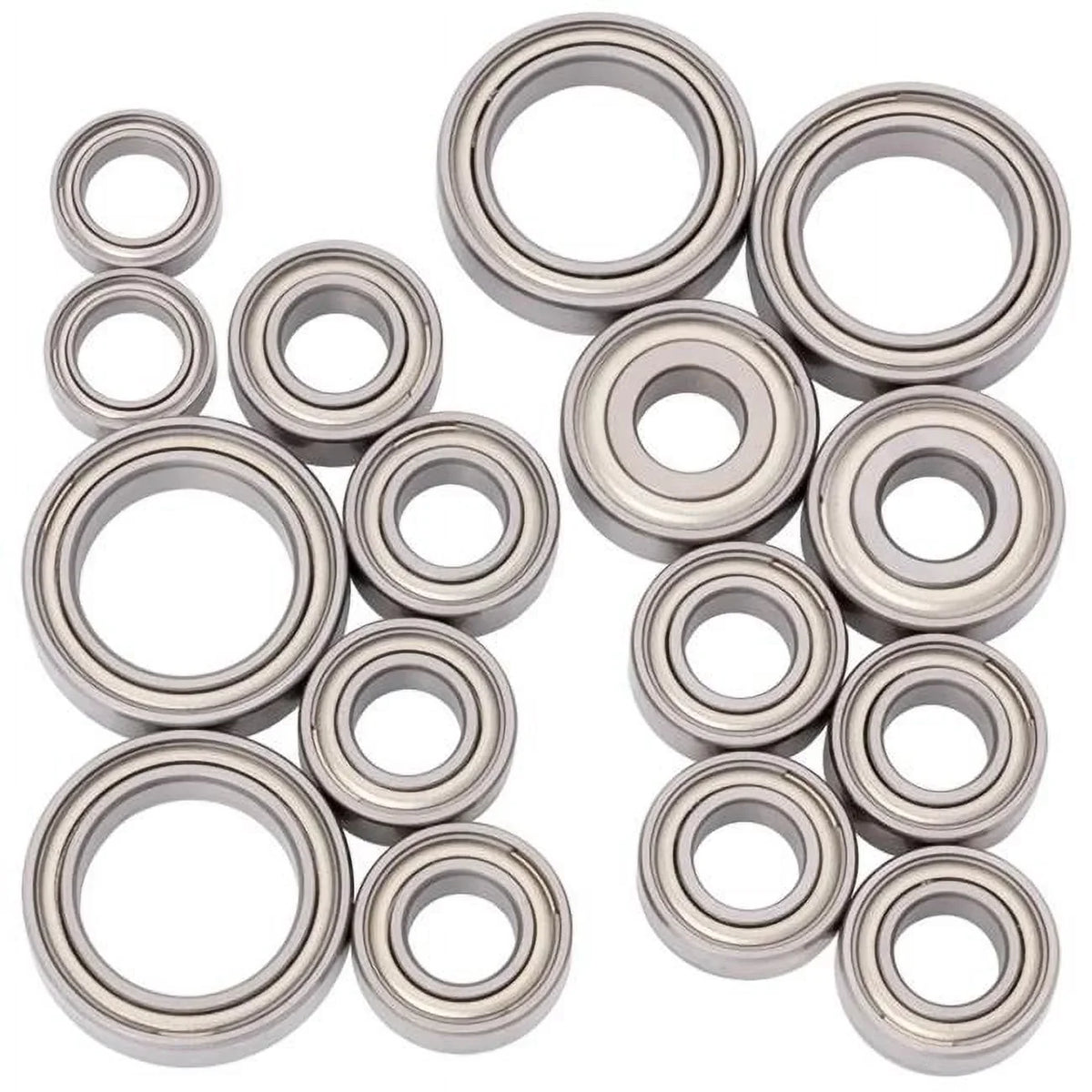 1Up Racing 1UP450041 CV2 Pro Ball Bearing Set for  XB2 23, Chrome & Ceramic