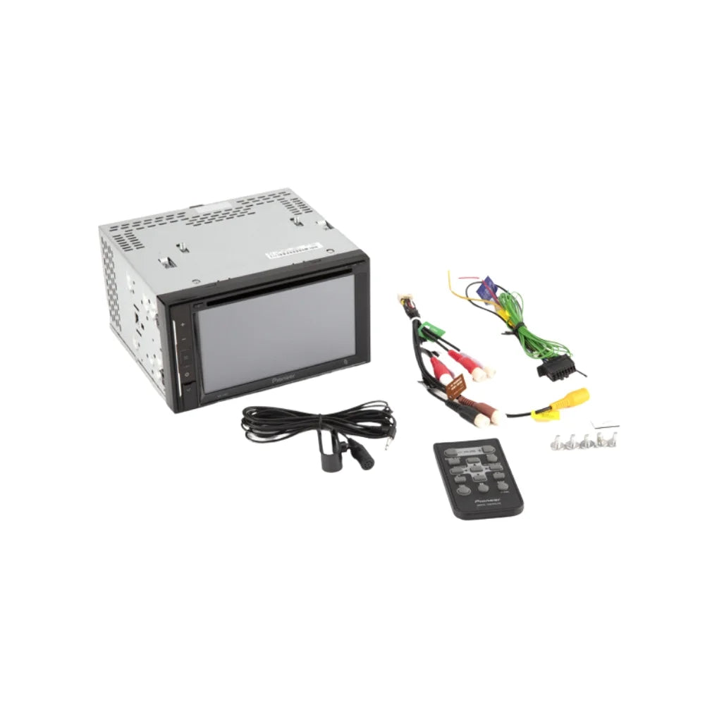KIT470 Bundle with Pioneer Multimedia  Car Stereo and Installation Kit - for 2003-2005 Nissan 350Z /Bluetooth Touchscreen Radio - Backup Camera, Double Din Mounting Kit