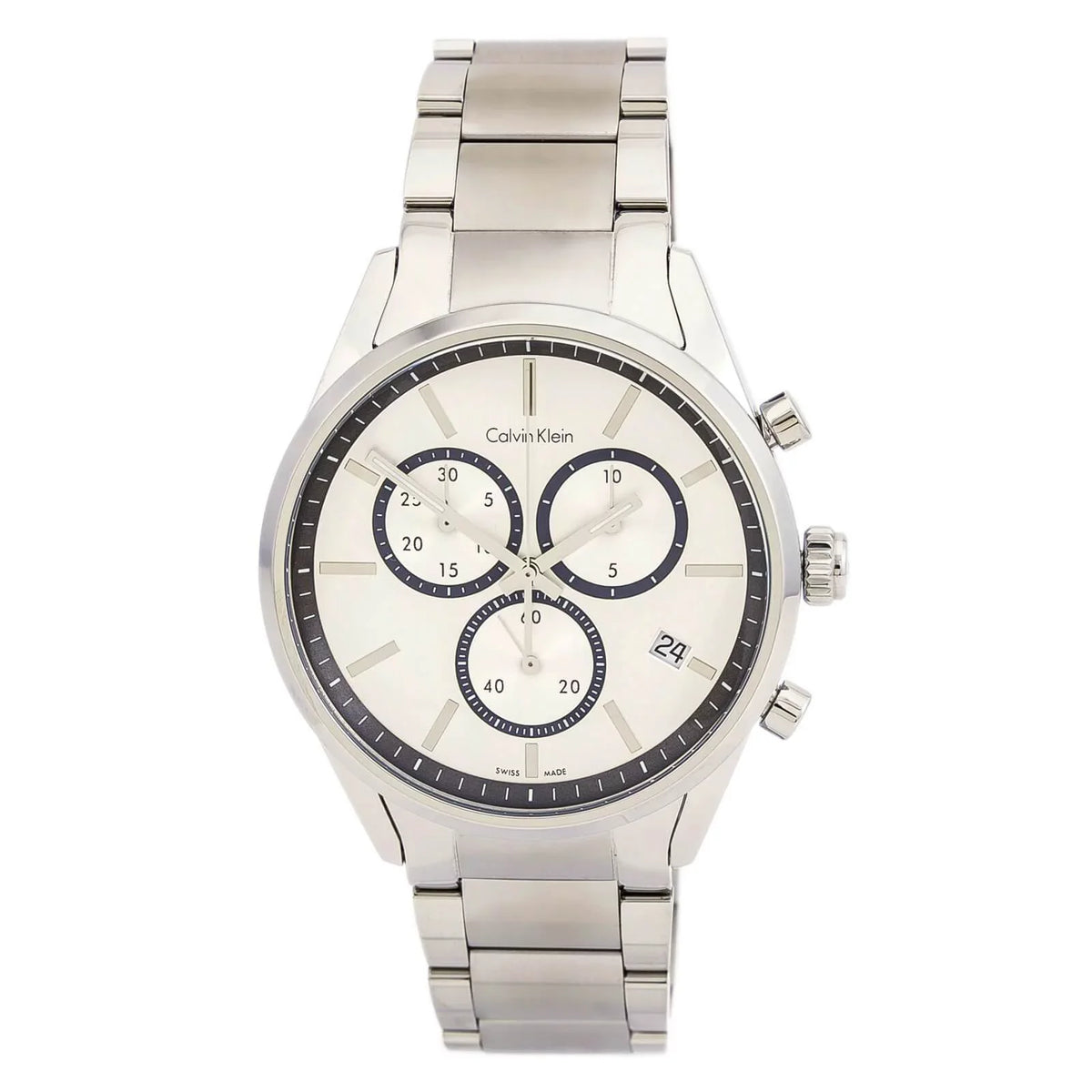 Calvin Klein Men's watch formality chrono (former utility Chrono) Swiss  manufactured quartz K4M27146 Men