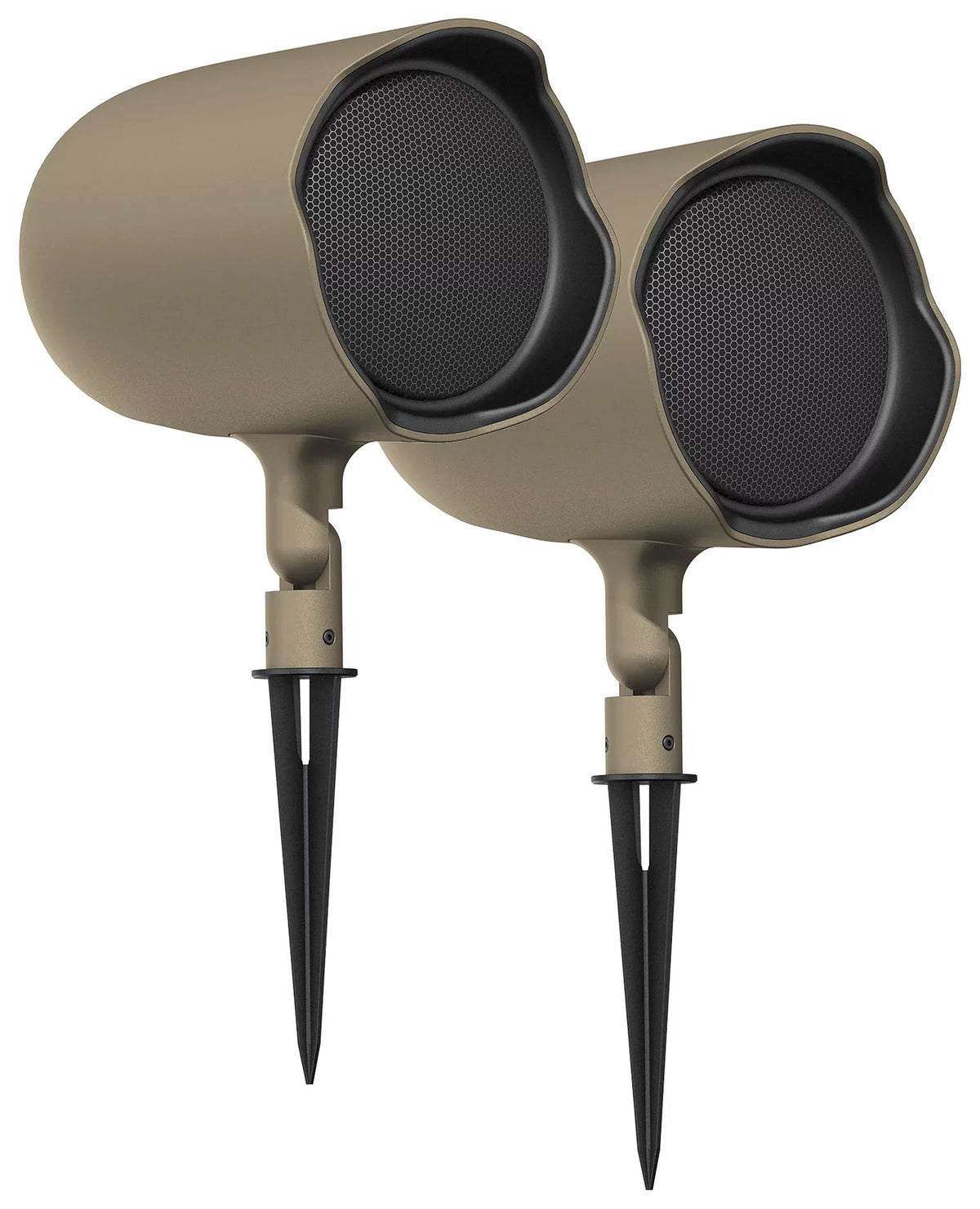 4  GSF6- 6.5" Landscape Ground Stake/Wall Mount 70v Commercial Speakers+Amp