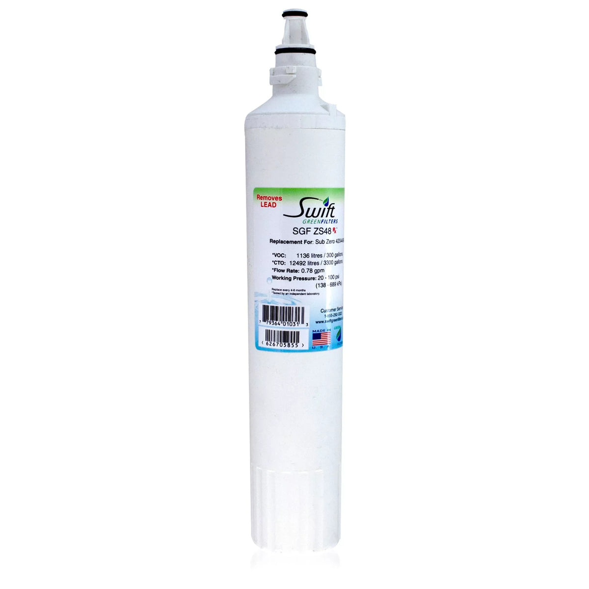 Swift Green's -ZS48 Rx  Replacement For Sub Zero 4204496