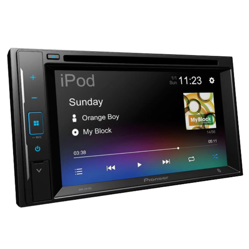 KIT4823 Bundle for 1994-1996 Oldsmobile Ninety-Eight W/ Pioneer -241EX Double  Car Stereo with Bluetooth/Backup Camera/Install Kit/in-Dash / / 6.2" Touchscreen Digital Media Receiver