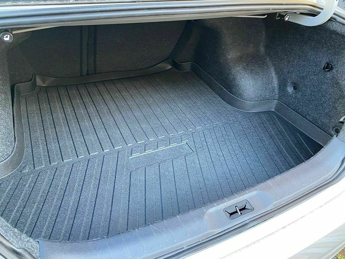 Cargo Liner – Trunk Mat for Nissan Altima 2013-2023 – Weather-Resistant Trunk Mats for Cars with Raised Lip – Non-Slip Car Trunk Mat Rubber – Easy to Install – Laser Pre-Cut Design