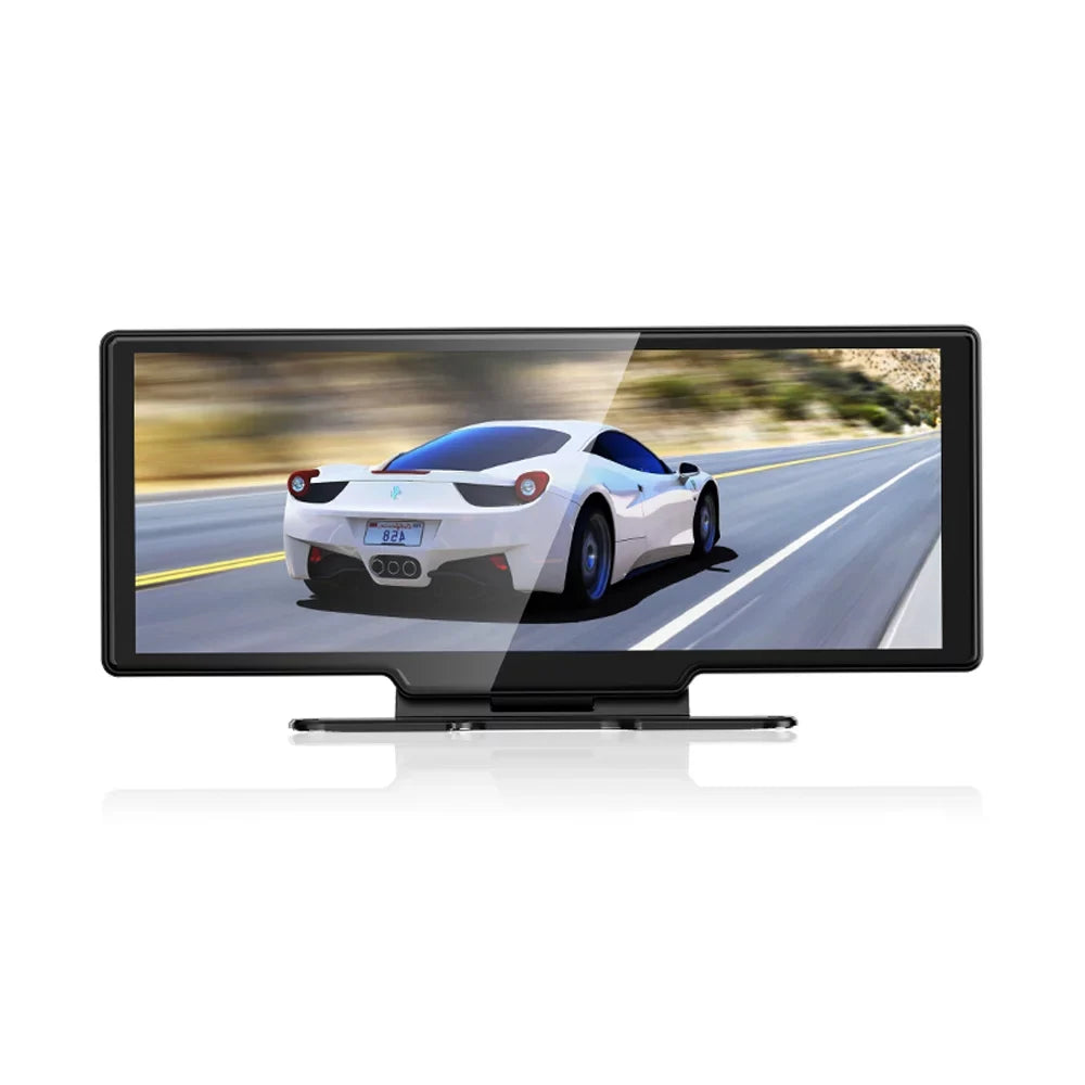 4K  Dash Front & Rear Driving Recorder 10.26 Inch Touchscreen, WiFi, G-Sensing, Loop Recording, Hands-Free Calling Reliable Dash Camera for Carplay Android Auto