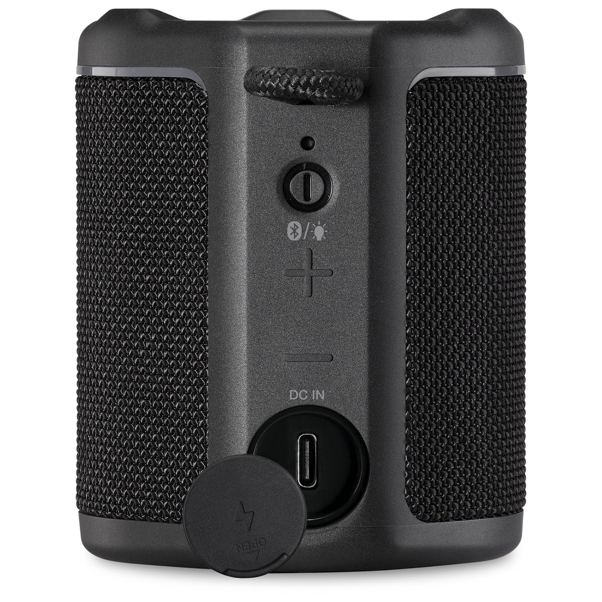 iLive Light up Bluetooth Wireless Waterproof Fabric Speaker, ISBW103B, Black