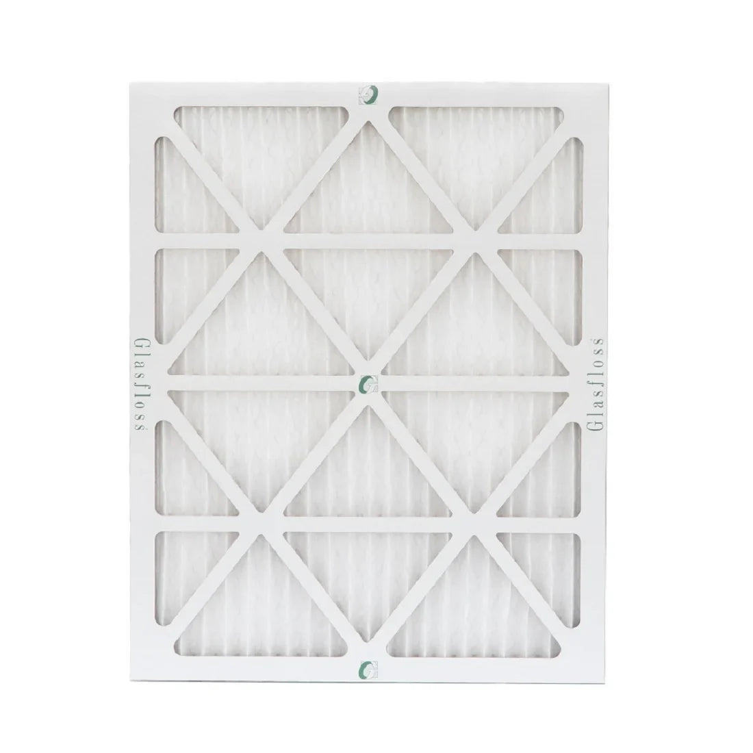 14x20x1  10 Pleated  Air Filters by Glasfloss. ( Quantity 5 ) Exact Size: 13-1/2 x 19-1/2 x 7/8