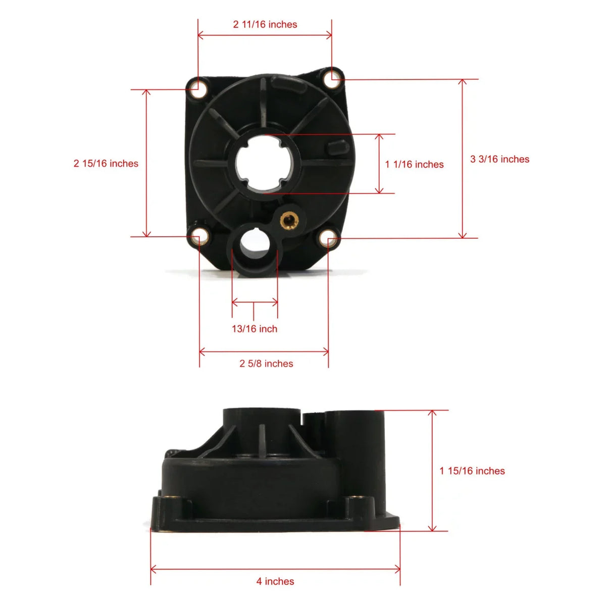 The  Shop | Water Pump Impeller, Housing Kit For Johnson, Evinrude 0438591, 438591 Outboard