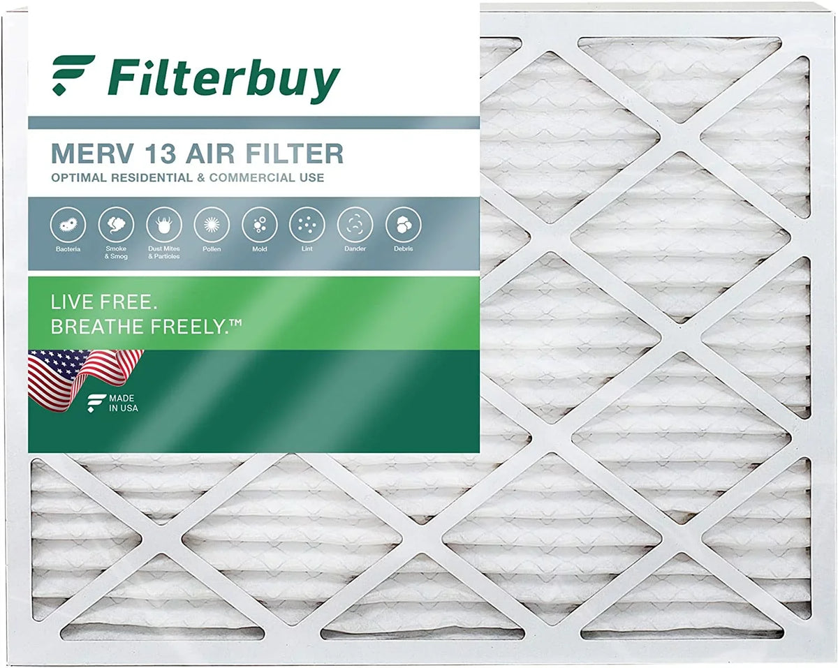 Filterbuy 15x20x2  13 Pleated   Furnace Air Filters (1-Pack)