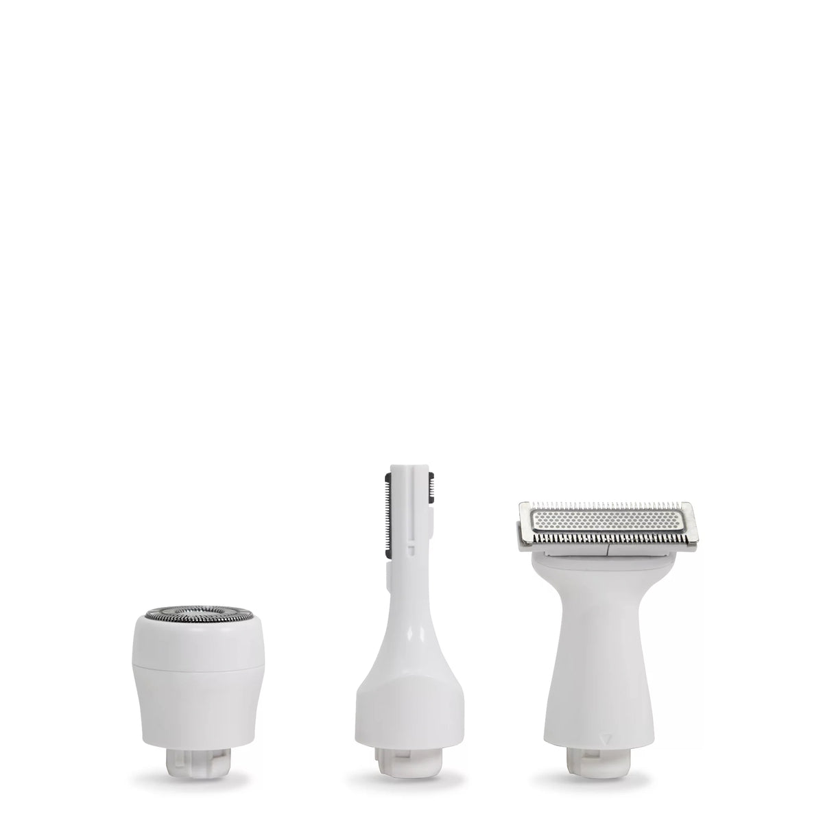 Total Grooming System, 3 Interchangeable Heads, Water Resistant, Female Electric Shaver