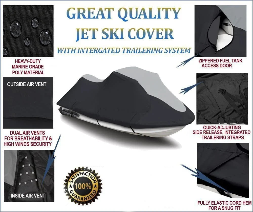 '-  600D   Cover Compatible for Sea Doo Sea-Doo Bombardier Gsi 1996-1998 1-2 Seater