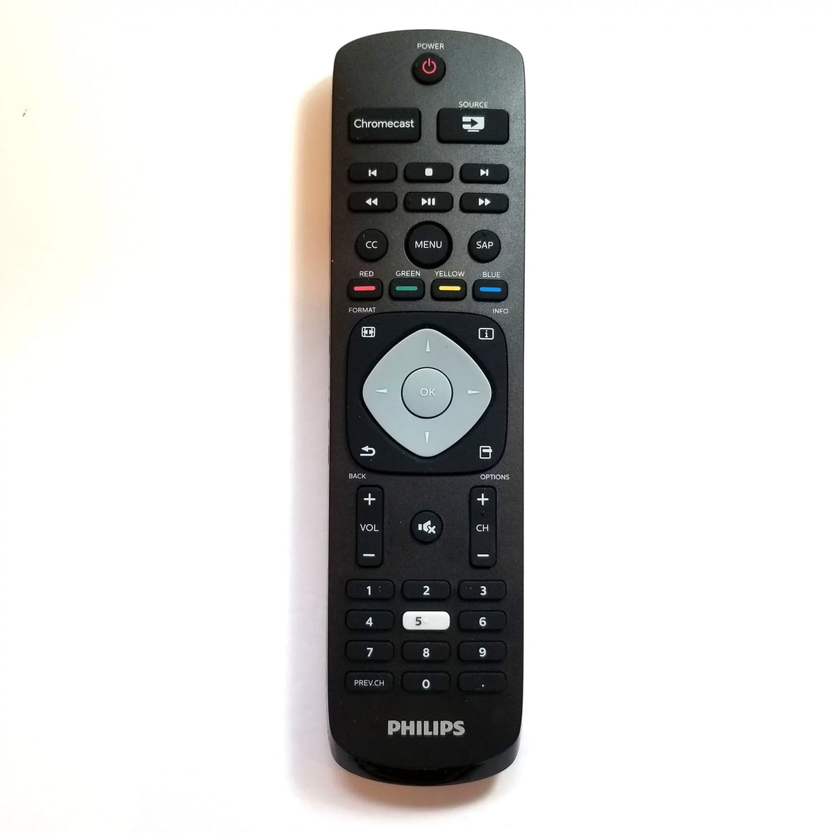 Philips Remote Control Originally Shipped With: 65PFL5922/F7, 65PFL5922, 50PFL5922/F7, 50PFL5922