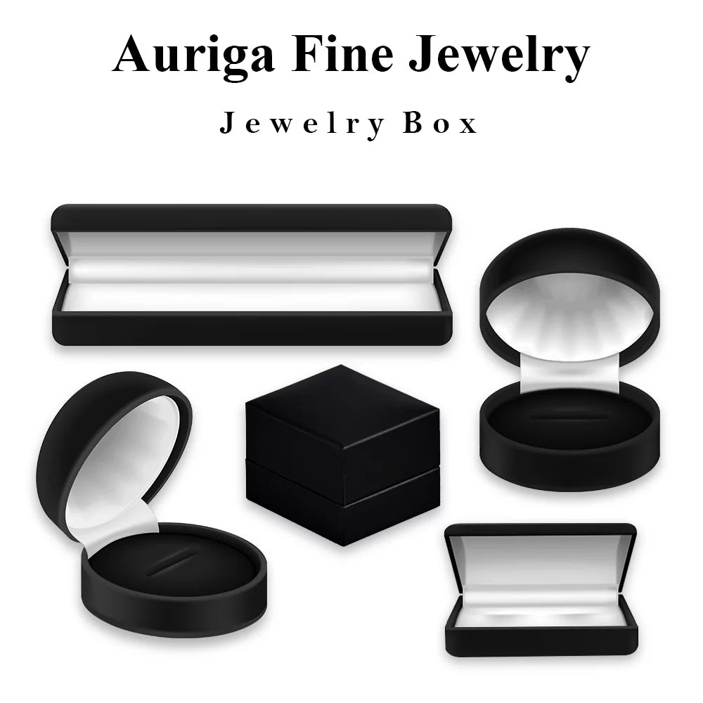 Auriga Fine Jewelry 925 Sterling Silver  with Heart Figaro Link 8inch Bracelet for Women
