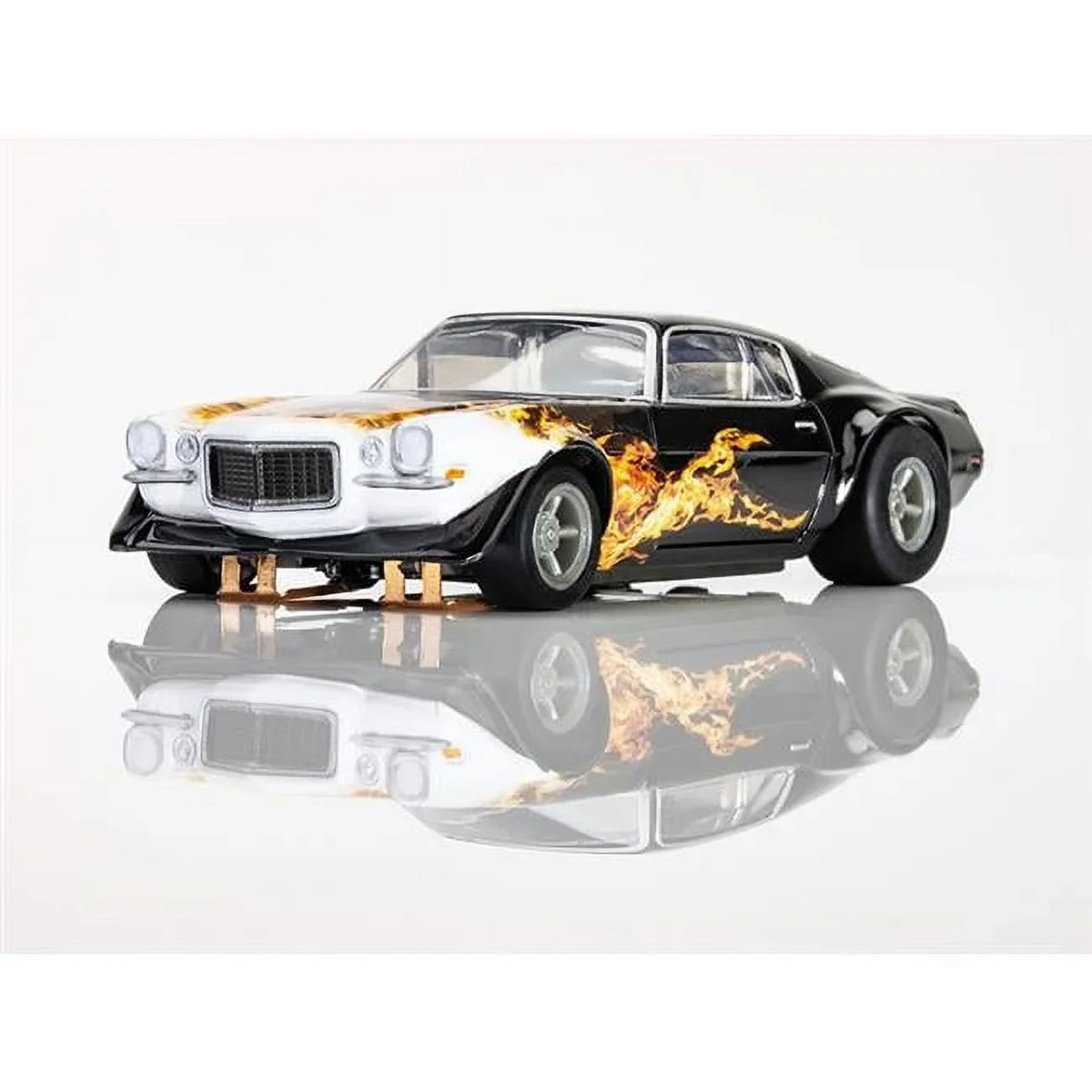 Mega-G+ 1970 Camaro Wildfire Black Yellow and Orange  Slot Car