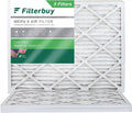 Filterbuy 19x20x1  8 Pleated   Furnace Air Filters (3-Pack)