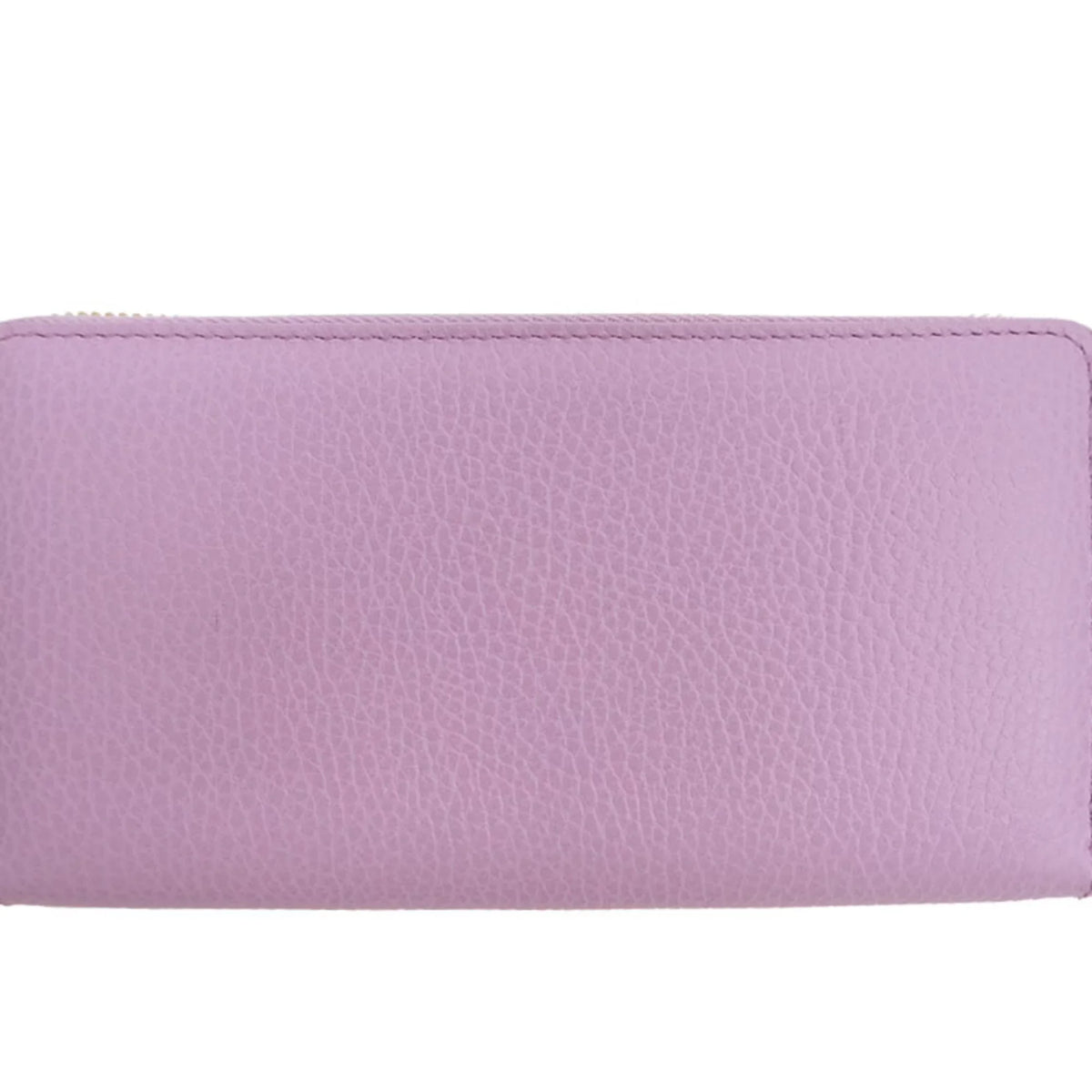 Pre-Owned  Gucci 499337  Marmont Bosco Zip Around Wallet Round Purse Light Pink Dog Boston Terrier (Like New)
