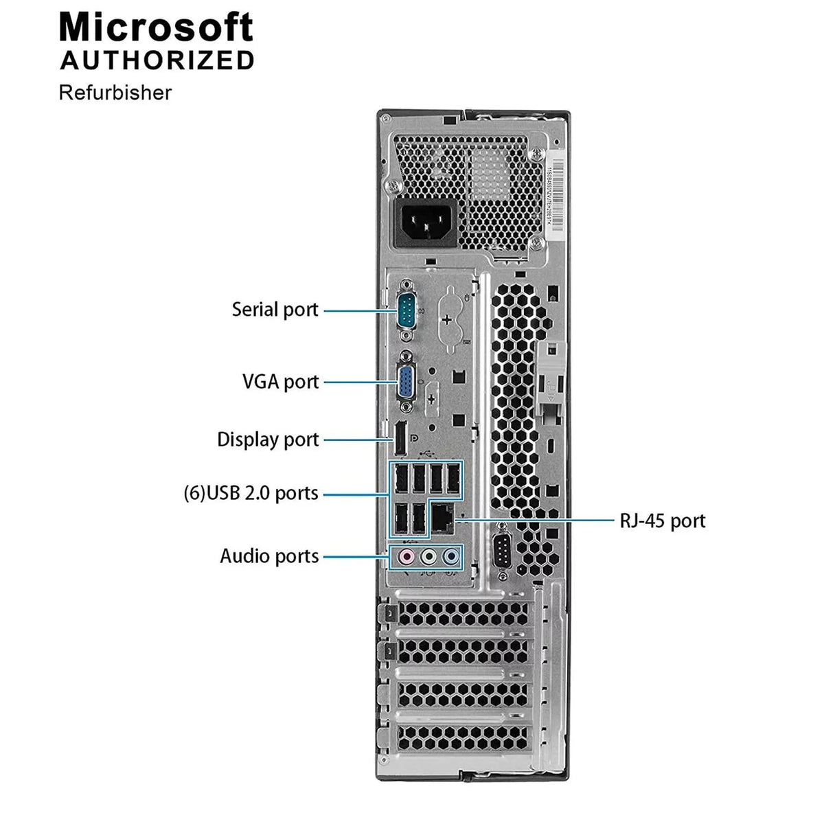 Lenovo M92P Desktop Computer  - Intel Quad-Core i5, 500GB , 16GB DDR3 , Windows 11 Pro, , ,  Keyboard and Mouse (Used - Like New)