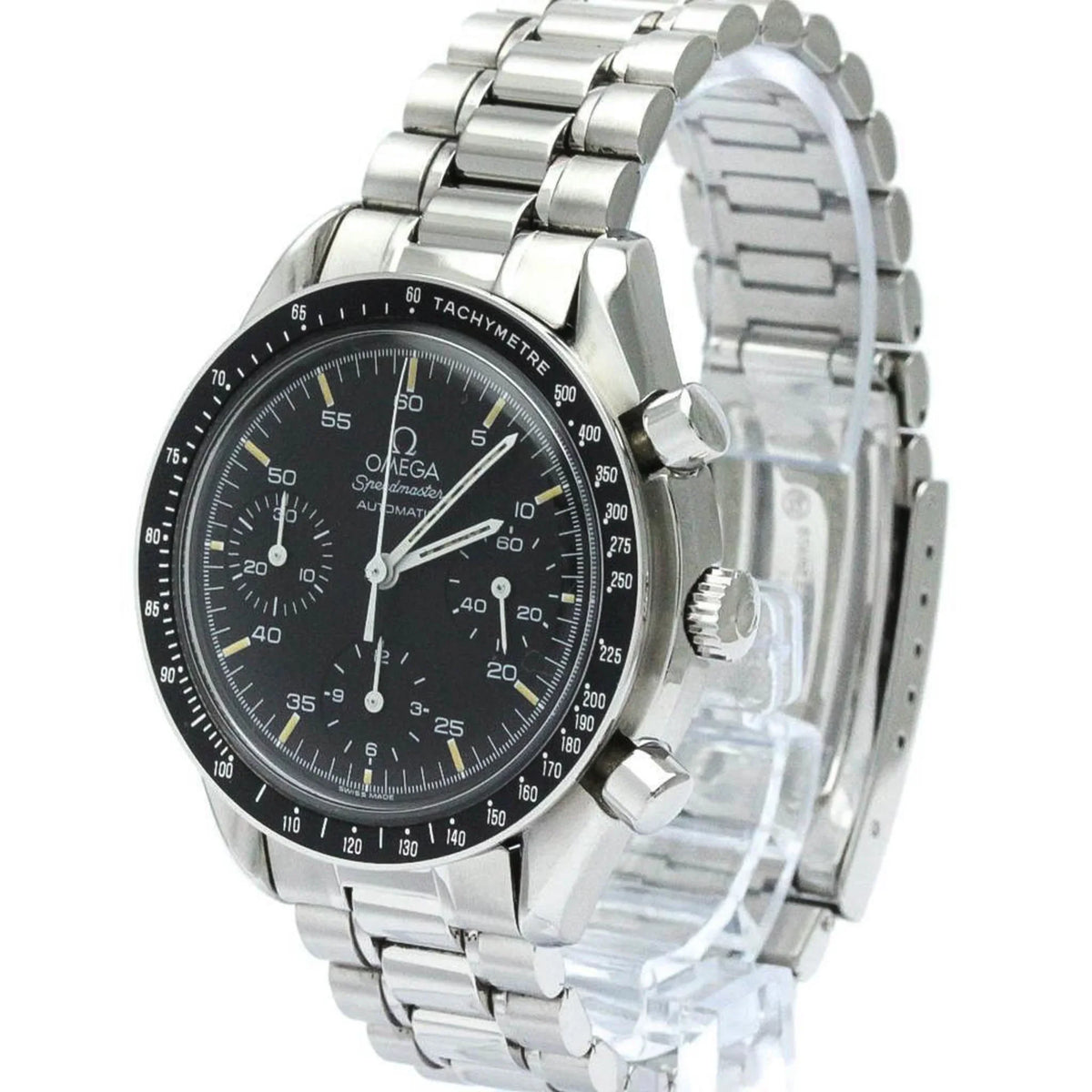 Pre-Owned Polished  Speedmaster Automatic Steel Mens Watch 3510.50 BF566331 (Good)
