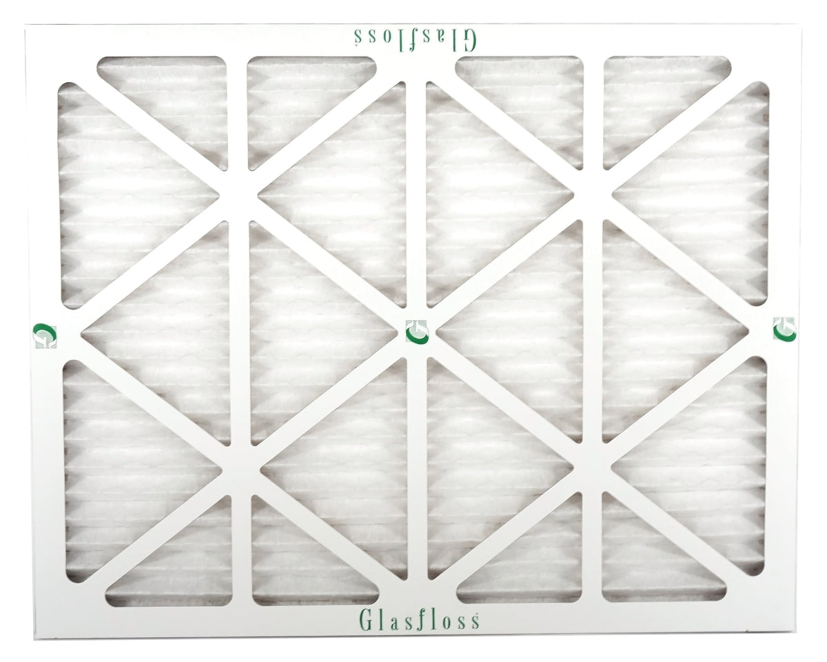 Glasfloss Air Filter 14x25x2 - 2"  10 - (Pack of 6) - Pleated  or  Air Filter - Furnace Air Filter - Home or Office - Made In The .