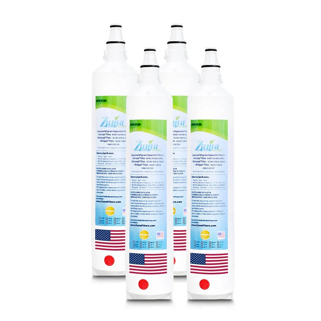 Brand , Water Filters , Model # ZWFZ1-RF750 , Compatible with Subzero® IT30RIDRH - 4 Pack - Made in U.S.A.