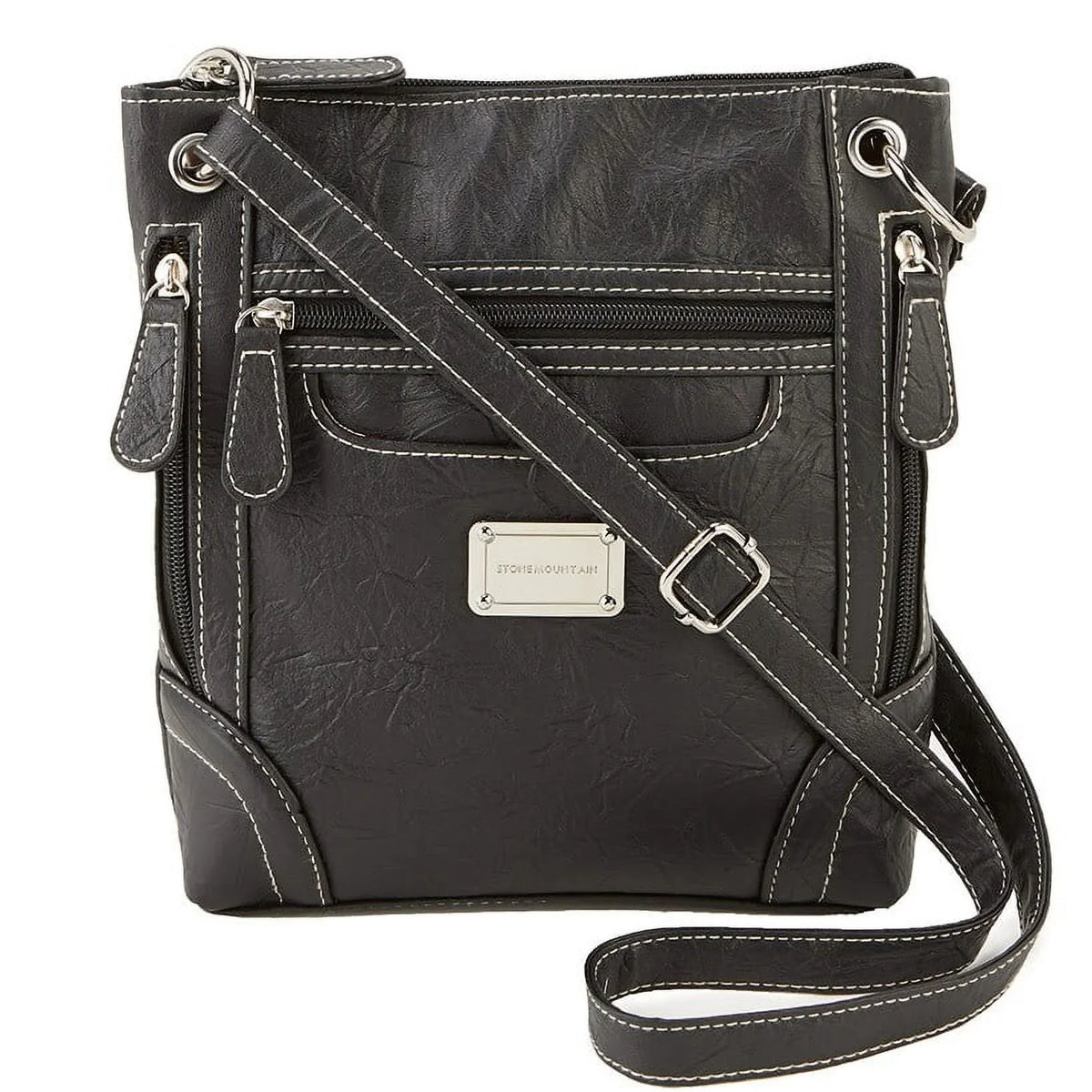 Stone Mountain Large Crossbody Bags - Black