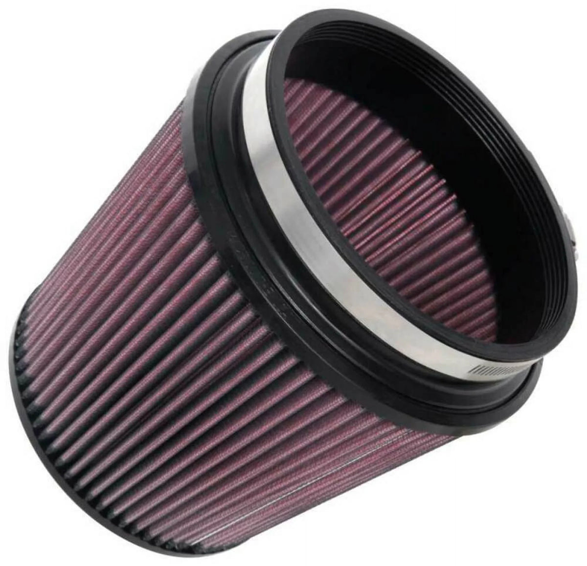 K&N Universal Clamp-On Air Filter: High Performance, Premium, Washable, Replacement Engine Filter: Flange Diameter: 6 In, Filter Height: 6.5 In, Flange Length: 1 In, Shape: Round Tapered, -1014