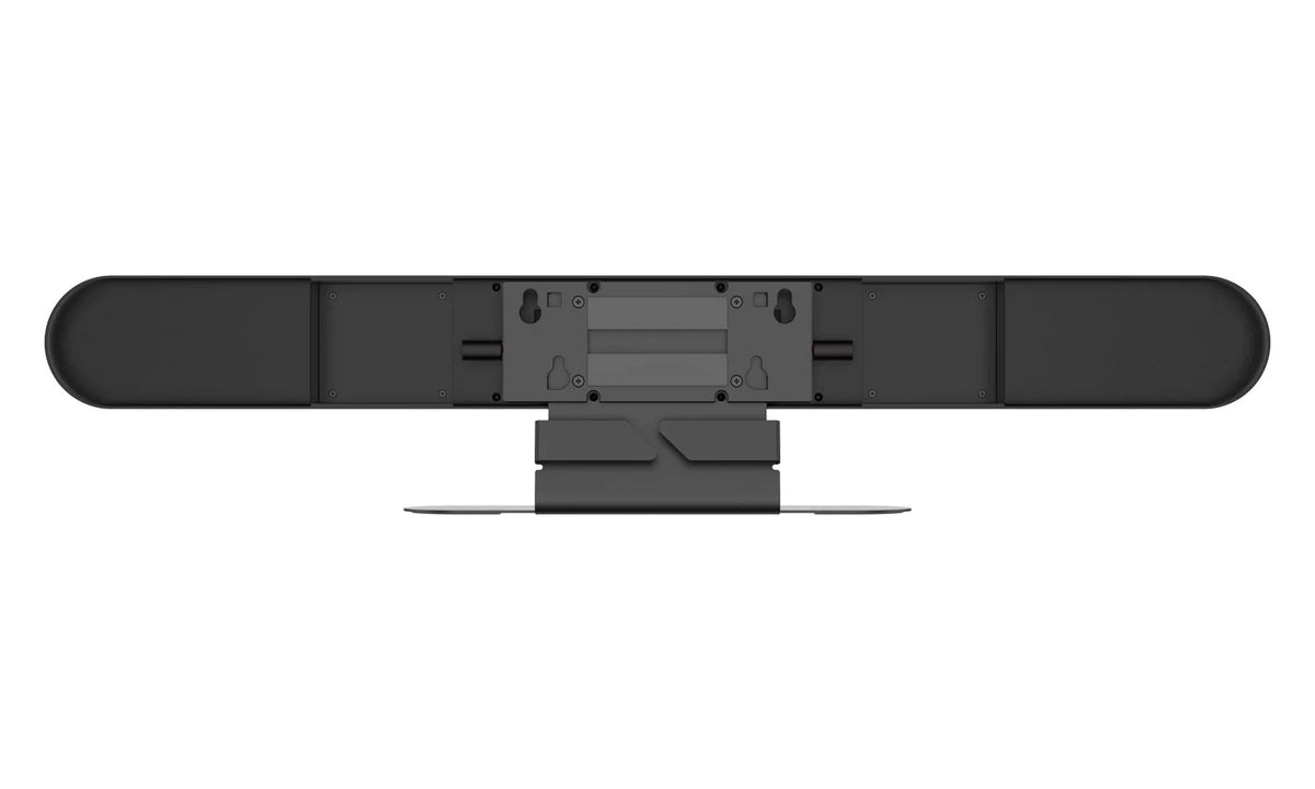 Intelligent 4K  All-In-One Auto Tracking Video Bar with /-C and 20W Speakers/6- Microphones (Black)