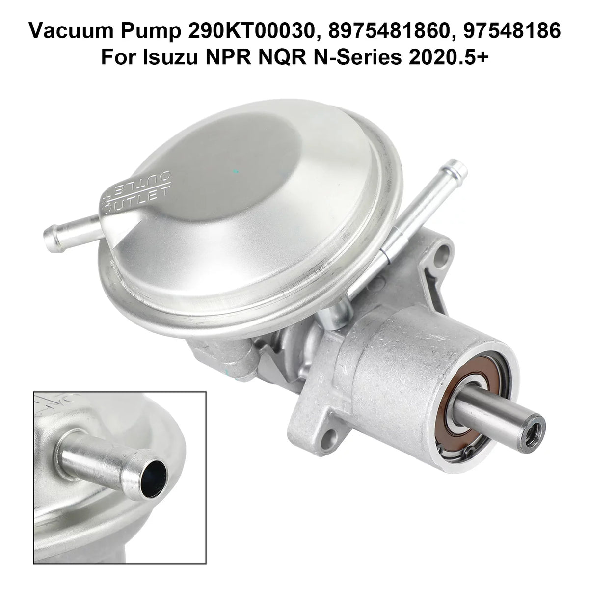 Vacuum Pump 290KT00030 8975481860 97548186 For Isuzu   N-Series 2020.5+