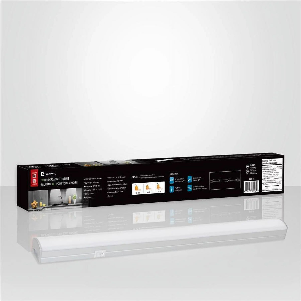 Xtricity - Dimmable  Under Cabinet Light, 24 '' Length, 10W, 3000K Soft White