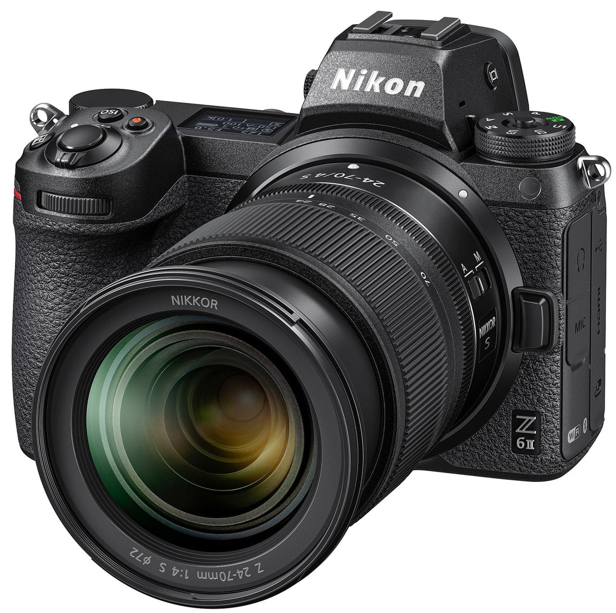 Nikon Z6  Mirrorless Camera with  Z 24-70mm f/4 S Lens, SanDisk 128GB Memory Card, Backpack, Flash, Tripod and ZeeTech Accessory Bundle