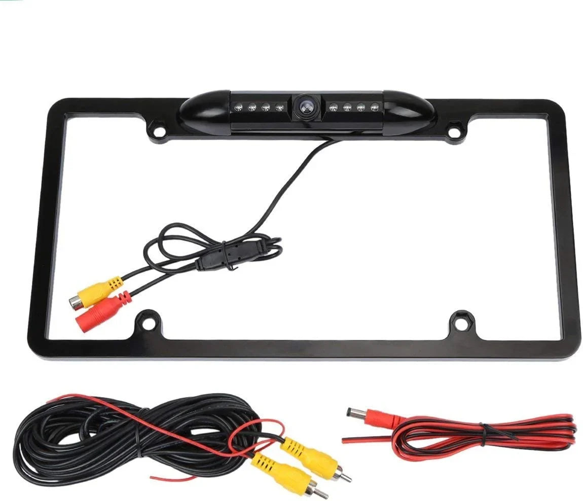 Backup Camera Rearview License Plate Frame for  KWV25BT -V25BT Black