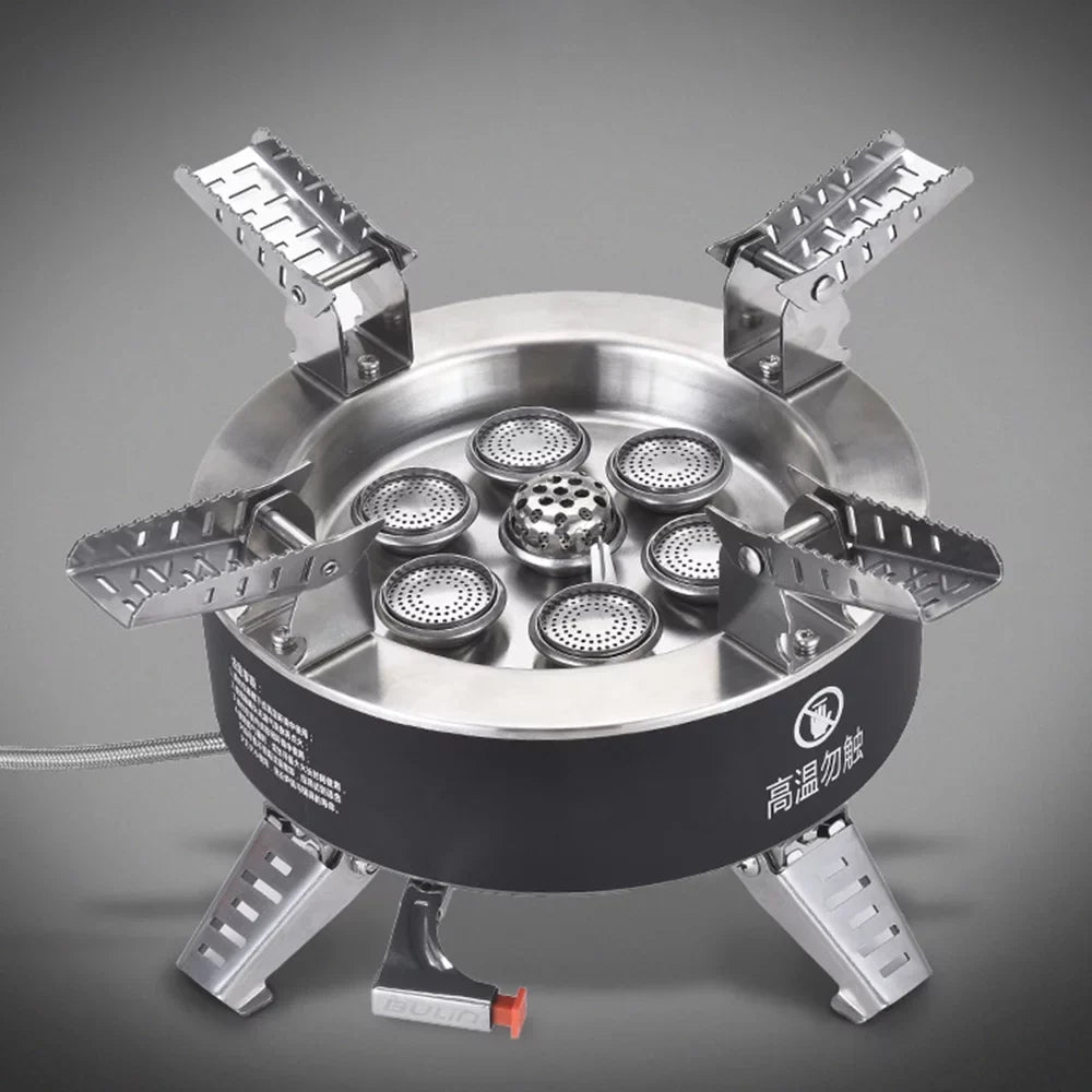 18000W High-power Camping Stove, Foldable Backpacking Stove for Hiking