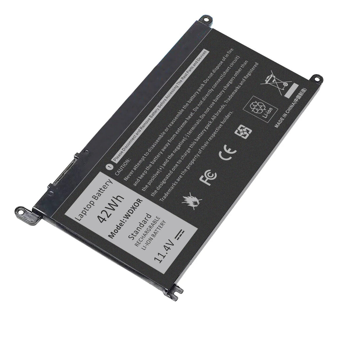 3-Cell 42Wh  WDX0R Battery for Dell Latitude 3180 3190 3300 3379 3380 3390