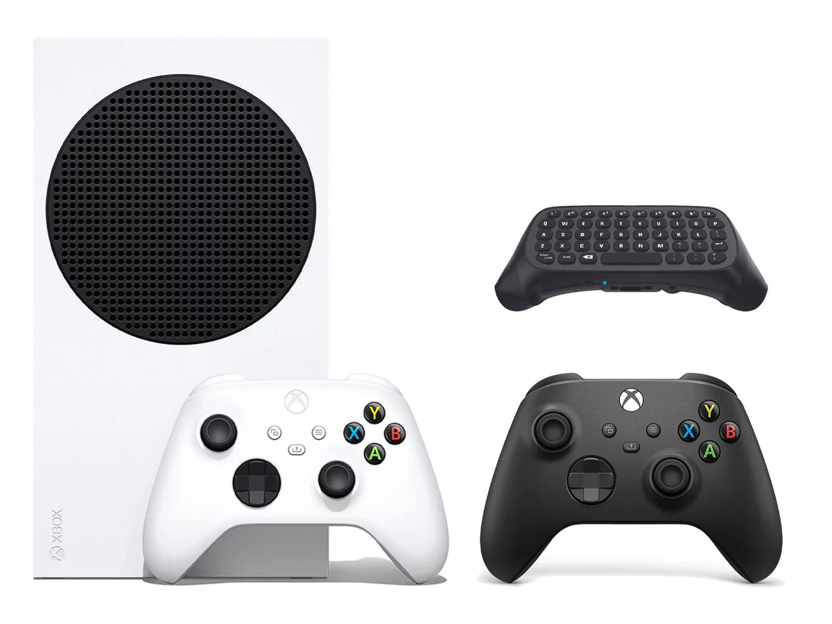 Microsoft Xbox Series S 512GB All-Digital Console with Extra Carbon Black Controller and Wireless Controller Keypad