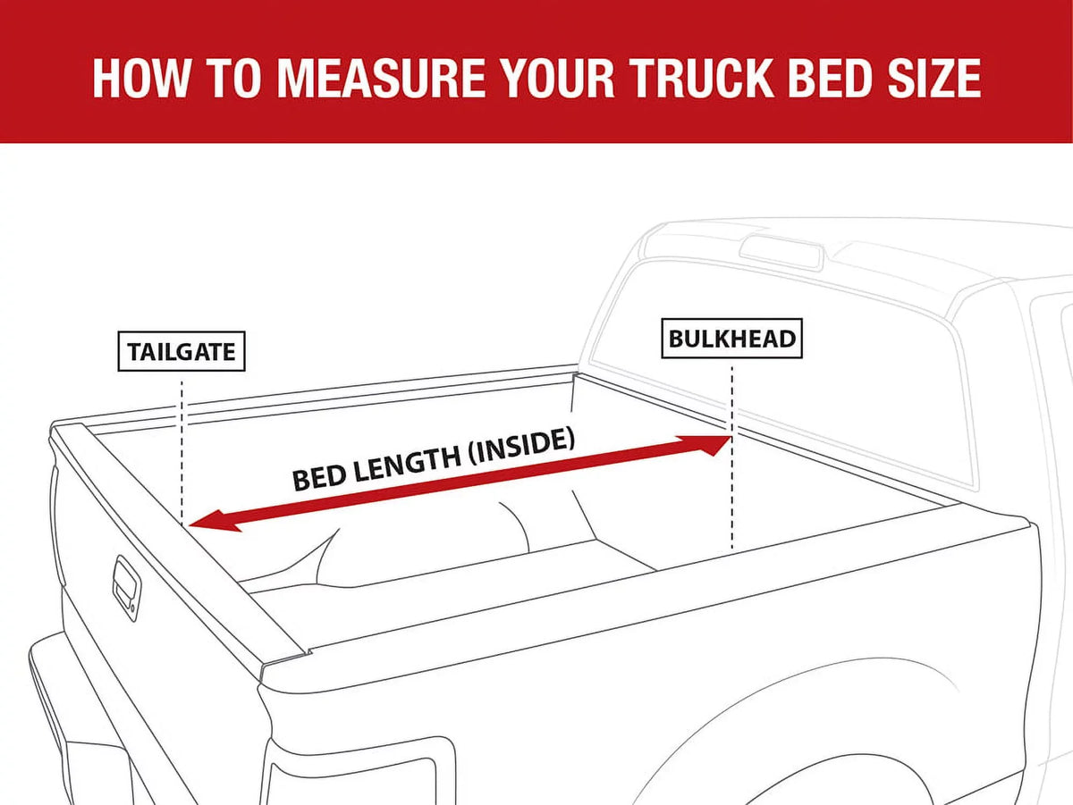 MaxMate Soft Tri-fold Truck Bed Tonneau Cover Compatible with 2017-2024 Honda Ridgeline | 5'4" (64") Bed | TCH371065