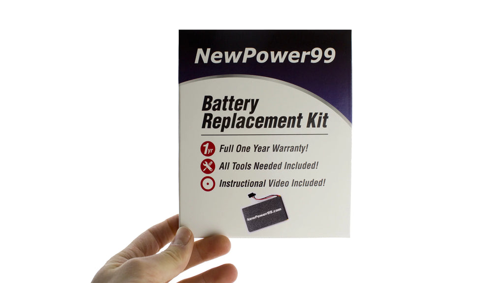 Amazon Fire  7" 4th Generation 0092 Battery Replacement Kit with Tools, Video Instructions, Extended Life Battery and Full One Year Warranty