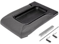 Console Lid - Dark Gray - with Hardware - Compatible with 2001 - 2006  Sierra 2500  with Split Bench Seat 2002 2003 2004 2005