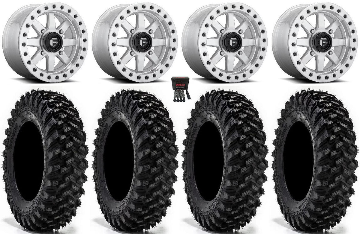 Fuel Maverick Bdlk 14" Wheels Mh 30" Warrior  Tires Sportsman  Ranger