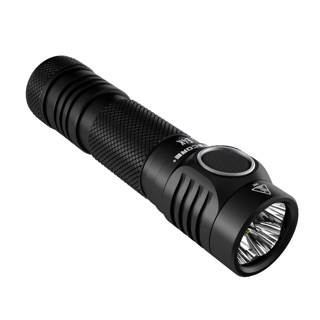 Combo:  E4K Flashlight -1x  21700 Rechargeable Li-ion Battery Included w/Offset Mount