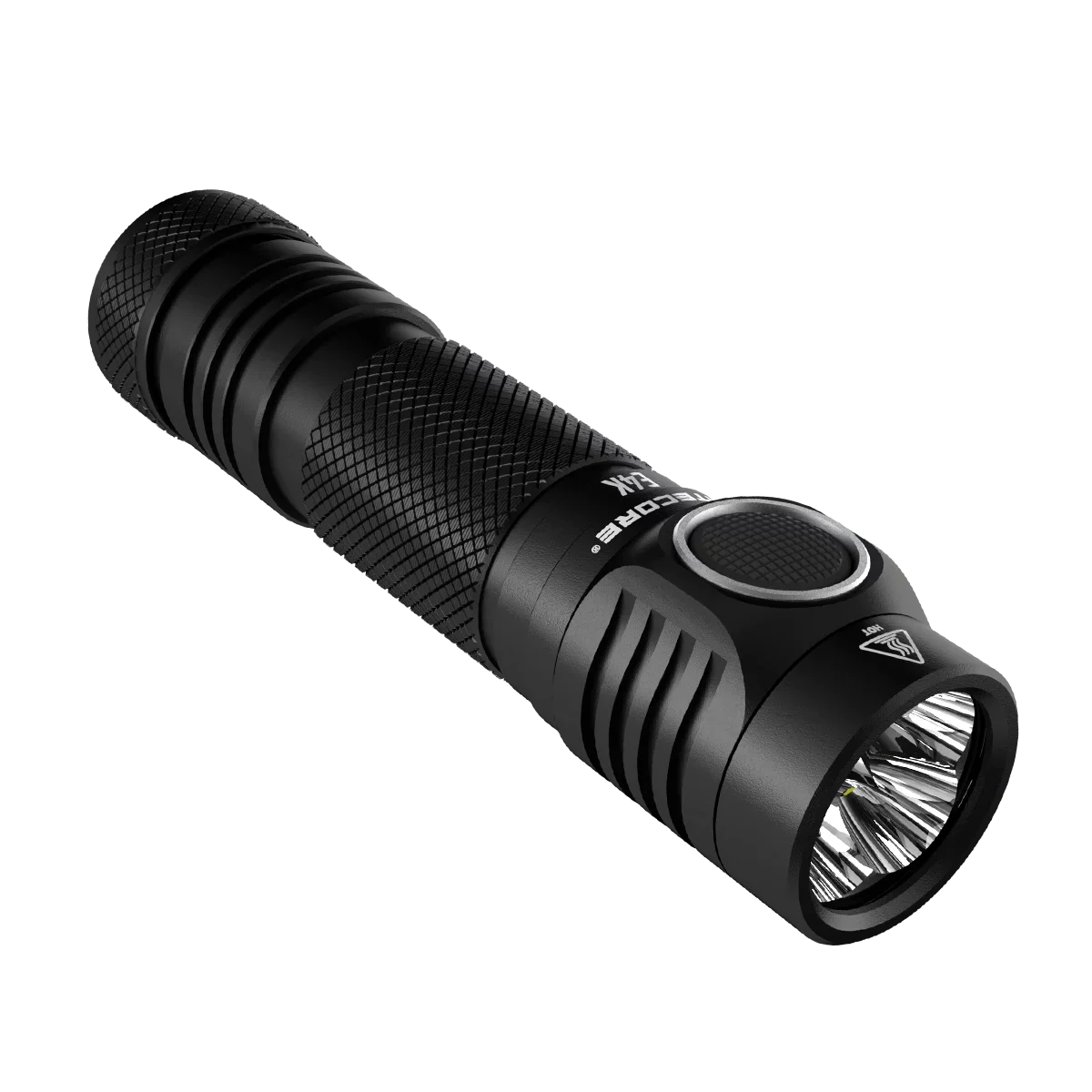 Combo:  E4K Flashlight -1x  21700 Rechargeable Li-ion Battery Included w/Offset Mount