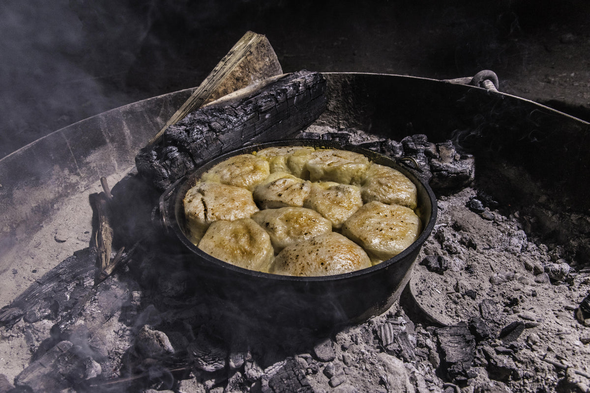 Camp Chef 12" Dutch Oven and Skillet Set, CBOX100, Cast Iron Nonstick