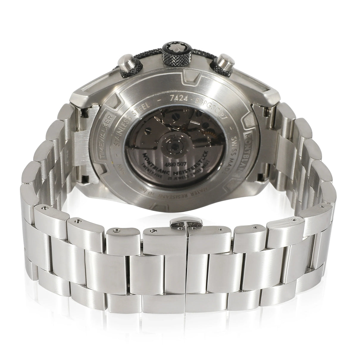 Montblanc Timewalker 116099 Men's Watch in  Stainless Steel Pre-Owned