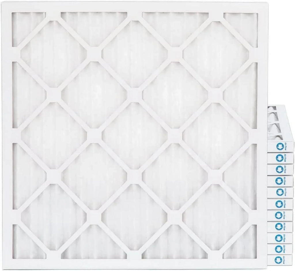 20X22x1  11,  1000 Pleated Furne 1" Air Filters By Pamlico. Case Of 12. Ext Size: 19-1/2 X 21-3/4 X 3/4