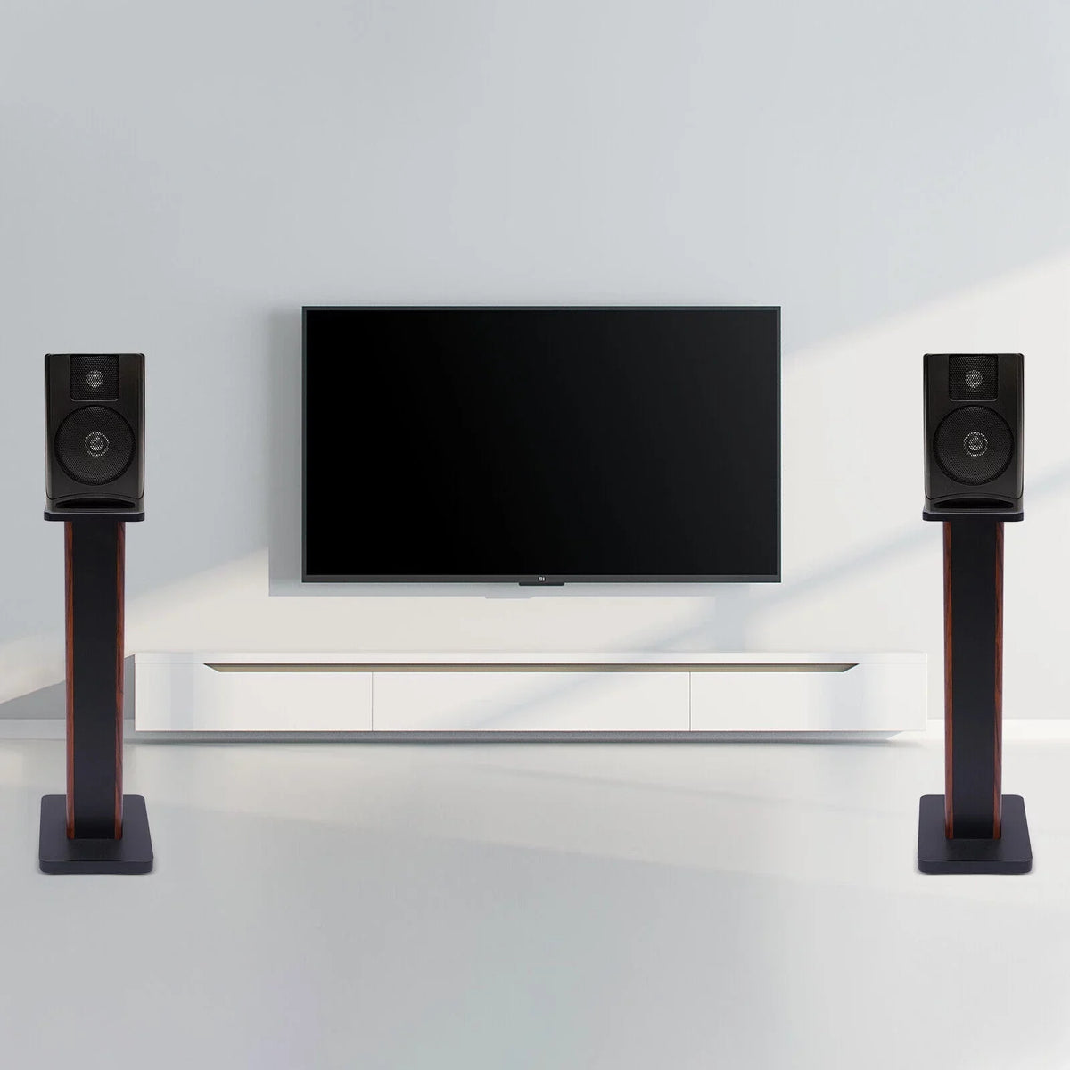 2x28" Studio Speaker Holder Monitor Stands Home Theater Multimedia Speaker Stand