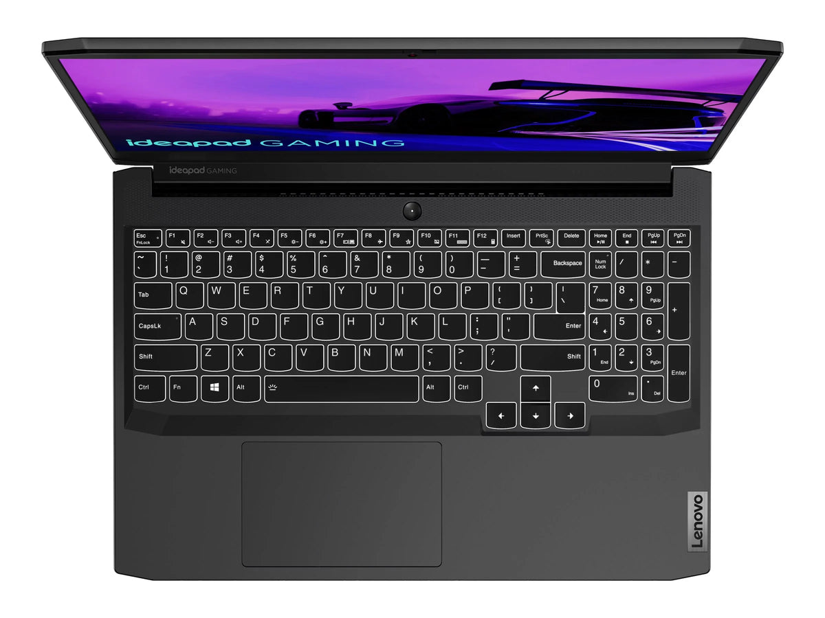 Lenovo IdeaPad Gaming 3 15ACH6 82K2 - 180-degree hinge design -  Ryzen 7 - 5800H / up to 4.4 GHz - Win 11 Home -   3050  - 16   - 512   NVMe - 15.6"  1920 x 1080 (Full ) @ 120 Hz - 802.11a/b/g/n/ac/ax - shadow black - kbd: