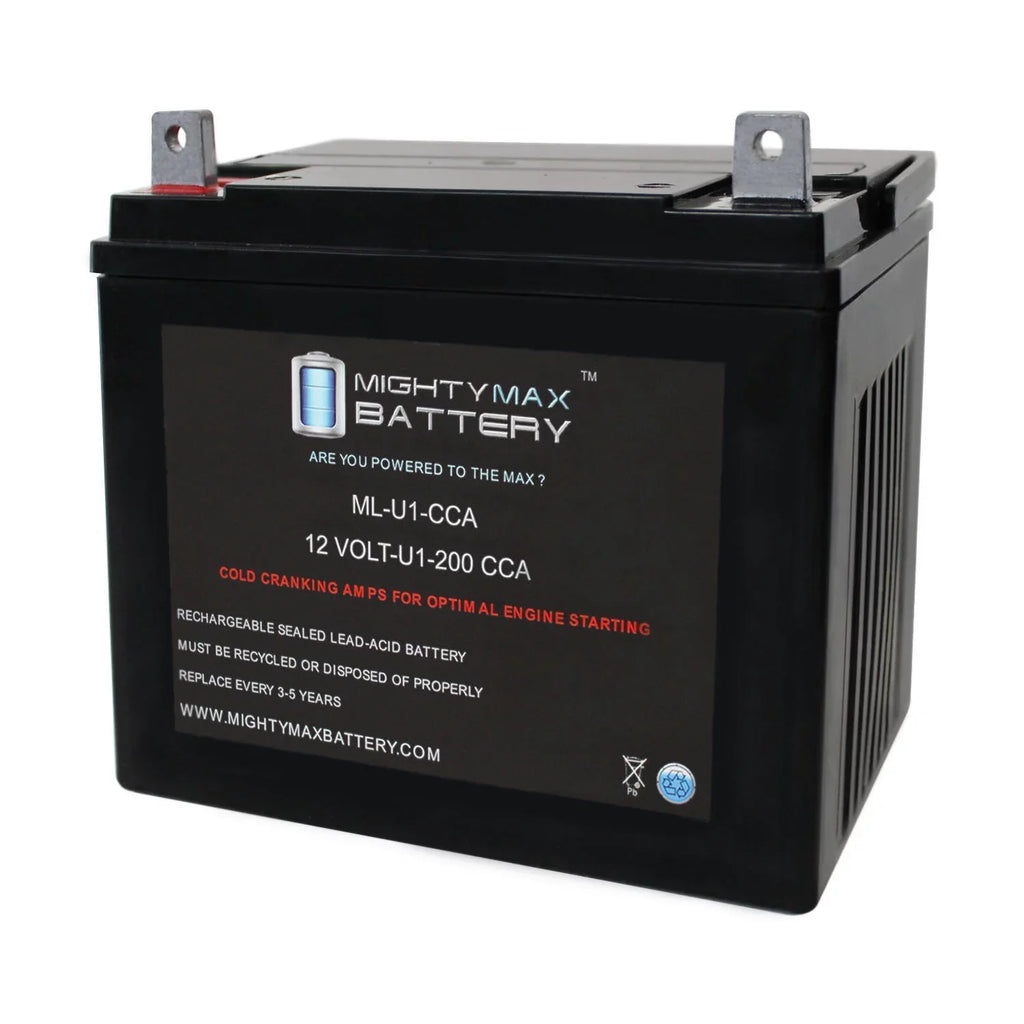 '-U1 12V 200CCA Battery for Bobcat Fastcat Pro 942407H 0Turn Mower