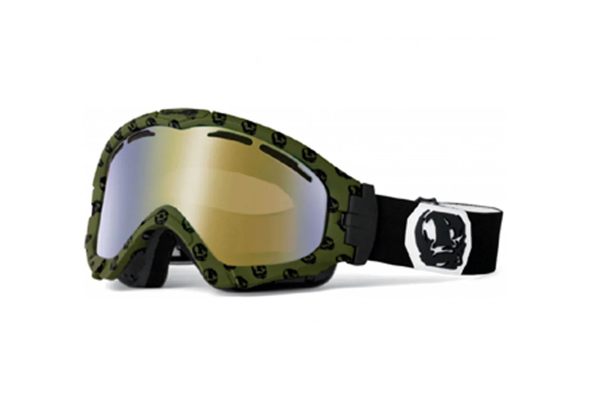 Arnette Series 3 Snow Goggle AN5001 - Olive Skulls w/ Mocha Chrome Lens